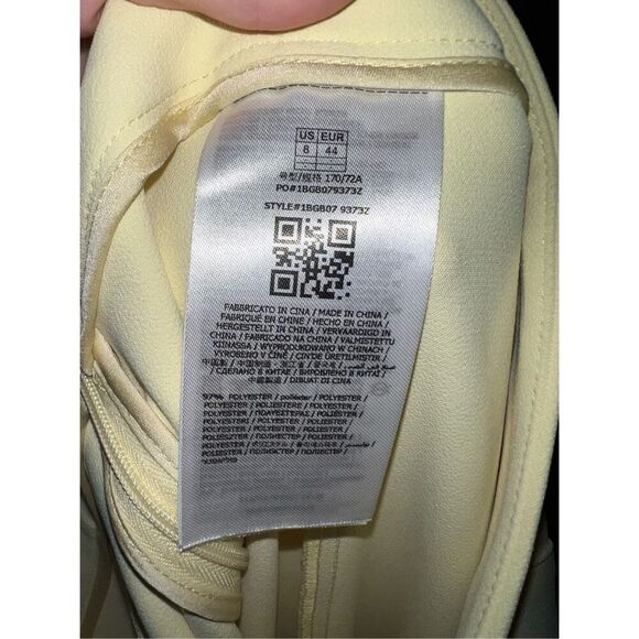Women’s GUESS Yellow Flare Pants Work Slacks 8 - Picture 7 of 8